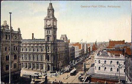 �������� ������������, ���������
Postal card �General Post Office, Melbourne�