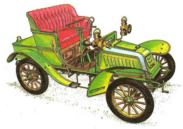 ���������� �� ��������
Automobile on postcard