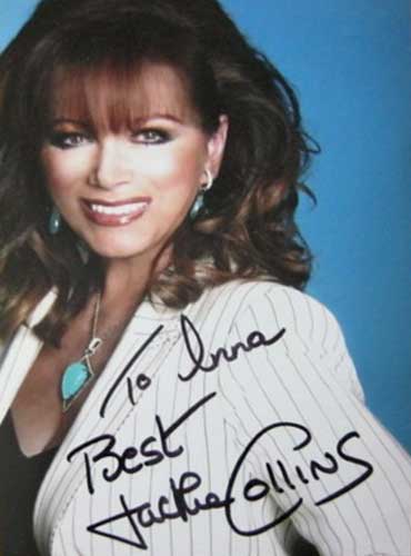 �������� ������� �������
Postal card �Jackie Collins�