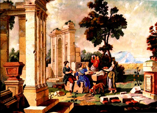 �������� ��������� �������. ������������� ������� ����
Postal card �The Amber Room. The Florentine mosaic. Taste�