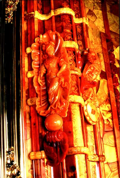 �������� ��������� �������. ���������� ������ �������
Postal card �The Amber Room. A sculpture of the goddess of Victory�