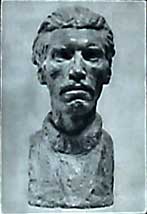 �������� ����� �. ���������
Postal card �Bust of N. Petrulis�