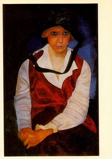 �.�.���������. ������� ����
Portrait of wife by Boris D. Grigoryev