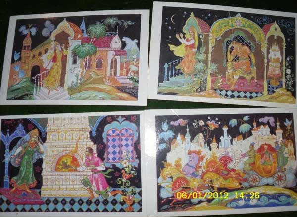 ����� �������� ��.�.�������. �������-�������
Set of postal cards �Tsarevna the frog by Constantine S. Bokarev�