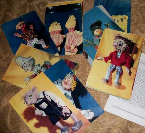����� �������� ������ �� ����� ���������
Set of postal cards �Dolls from museum of Obraztsov�