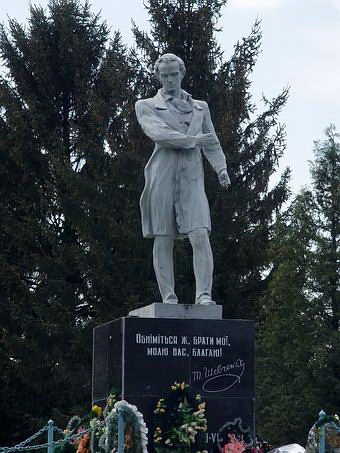 �������� �������� � ������
Monument to Taras G. Shevchenko in Pochayev