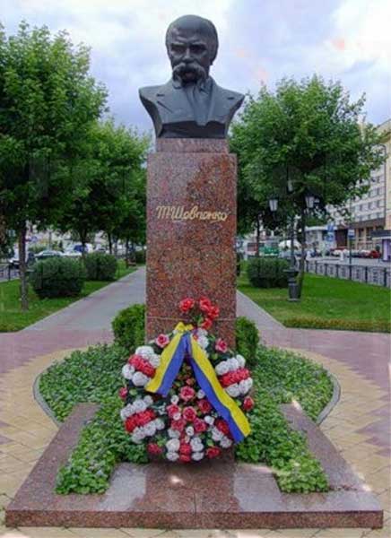 �������� �������� � ������
Monument to Taras G. Shevchenko in Brest