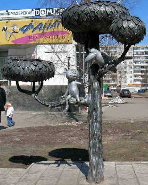 �������� ������ � ��������
Monument to Cat in Voronezh