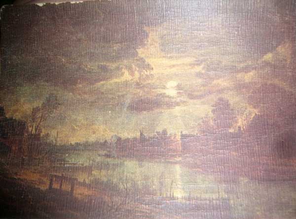 �������� ���� ��� ��� ����. ������ ���� ��� �������
Postal card �The lunar night above city by Art van der Neer�