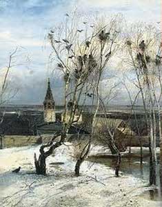 �������� ��.�.��������. ����� ���������
Postal card �Rooks have arrived by Alexis K. Savrasov�