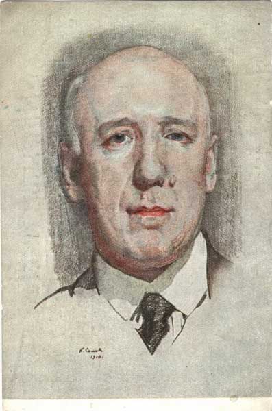 �.�.�����. ������� �.�.��������
Portrait of Theodore Sologub by Constantine A. Somov