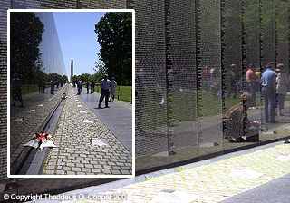 �������� ������� ����������� ����� � ����������
Monument to victims of war in Vietnam in Washington