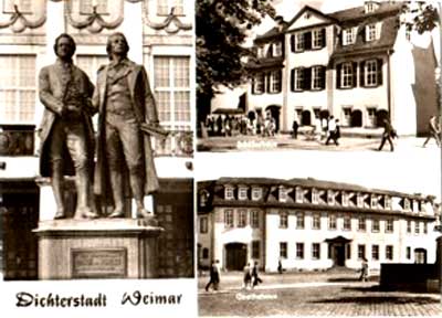 �������� ������������ ����� ������
Postal card �Poet city Weimar�