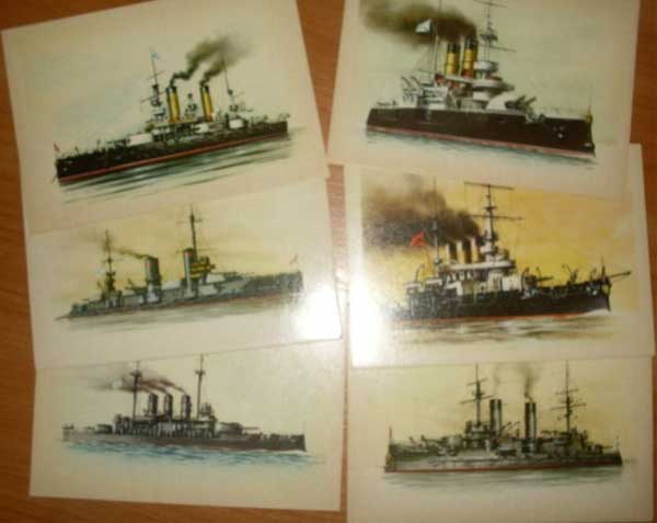 ����� �������� �������� �����������
Set of postal cards �The Russian armoured ships�