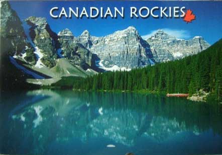 �������� ���������� ������
Postal card �Canadian rockies�